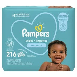 Pampers Baby Wipes Baby Fresh Scented