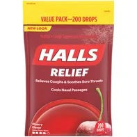 Halls Cherry Cough Drops