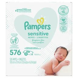 Pampers Baby Wipes Sensitive Perfume Free