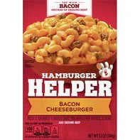Hamburger Helper Pasta & Sauce Mix, Bacon Cheeseburger