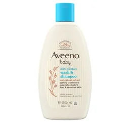 Aveeno Wash & Shampoo 8 fl oz