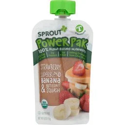 Sprout Baby Food, Strawberry with Superblend Banana & Butternut Squash, Toddler, 12 Months & Up 4 oz