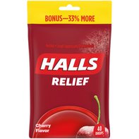 Halls Relief Cherry Cough Suppressant/Oral Anesthetic Drops