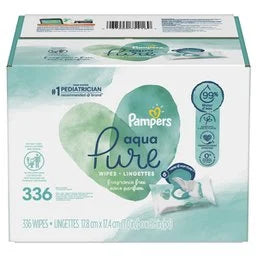 Pampers Aqua Pure Sensitive Baby Wipes