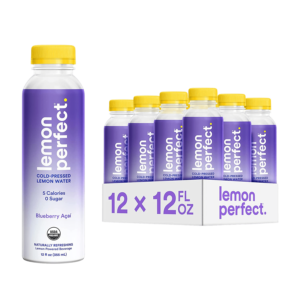 Lemon Perfect Blueberry Acai 12oz Plastic Bottle (12 pack) Case