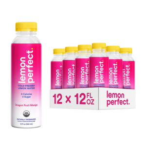 Lemon Perfect Dragon Fruit Mango 12oz Plastic Bottle (12 pack) case