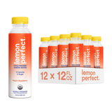 Lemon Perfect Peach Raspberry 12oz Plastic Bottle (12 pack) Case