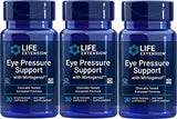 Life Extension Eye Pressure Support Supplement with Mirtogenol – Eye Health Supplement - Once Daily - Non-GMO, Gluten-Free - 30 Vegetarian Capsules X3