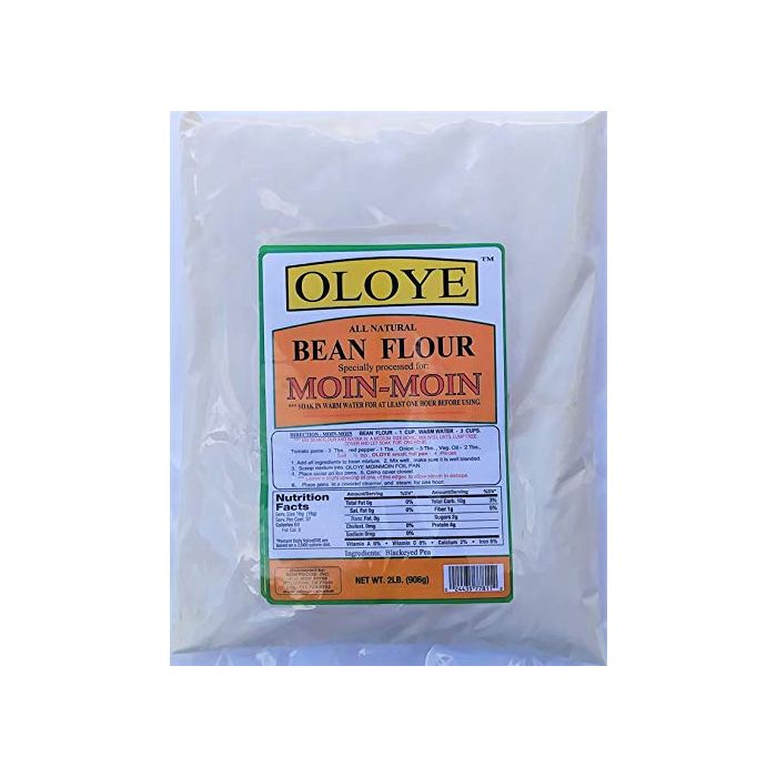 Oloye - All Natural Bean Flour | For Moin-Moin, Beans Tamales (Koki, Akara, Kwose, Gbegiri) - 2lbs