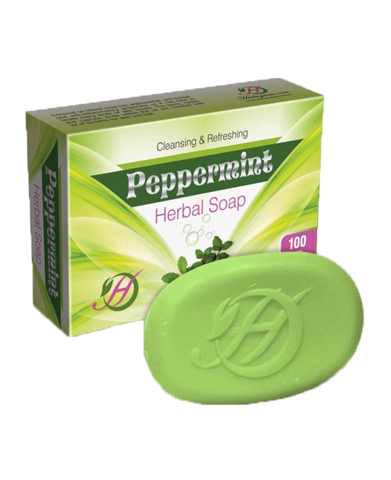Peppermint Herbal Soap 100g
