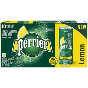 Perrier Lemon 250ml Slim Can (10 pack) Case