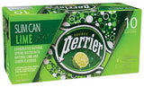 Perrier Lime 250ml Slim Can (10 pack) Case