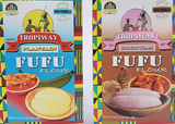1 Tropiway Plantain fufu and 1 Cocoyam Fufu Flour 24oz