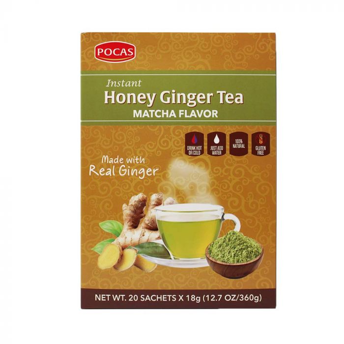 Pocas – Ginger Honey Tea – Matcha Flavor 18g