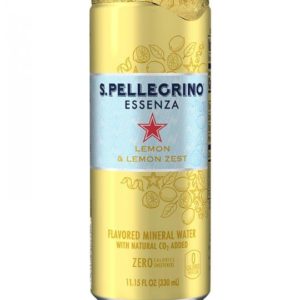 San Pellegrino Lemon & Lemon Zest 330ml Can (24 pack) Case