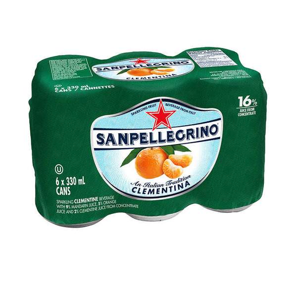 San Pellegrino Clementine 11 oz Can (24 pack) Case