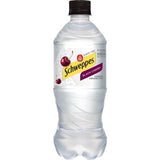 Schweppes Black Cherry Sparkling Water 20 oz Bottle (24 pack) Case