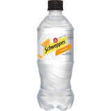 Schweppes Orange Sparkling Water 20 oz Bottle (24 pack) Case