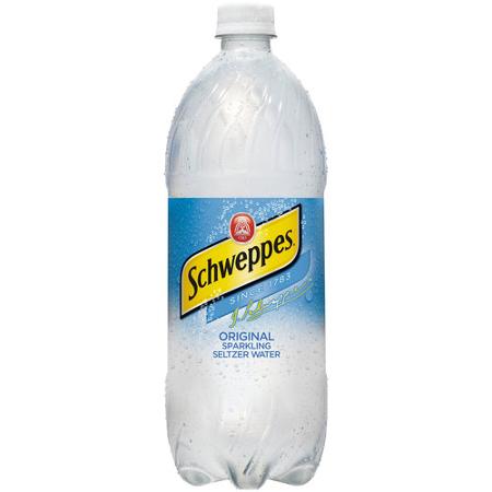 Schweppes Original Sparkling Water 1 Liter Bottle (12 pack) Case