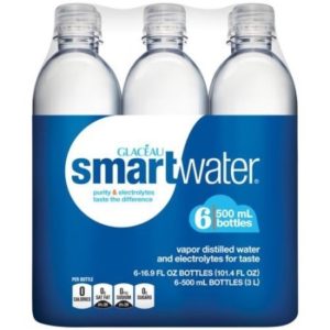 Glaceau Smartwater Still 16.9 oz Plastic Bottle (6 pack) Case