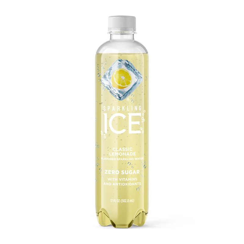 Sparkling Ice Classic Lemonade 17 oz Bottle (12 pack) Case