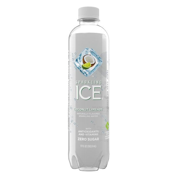 Sparkling Ice Coconut Limeade 17 oz Bottle (12 pack) Case