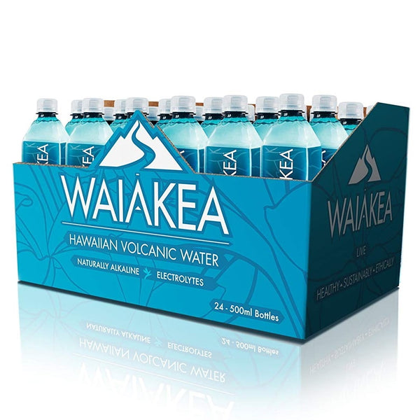 Waiakea Hawaiian Volcanic Water 16.9 oz Bottle (24 pack) Case – Guggin ...